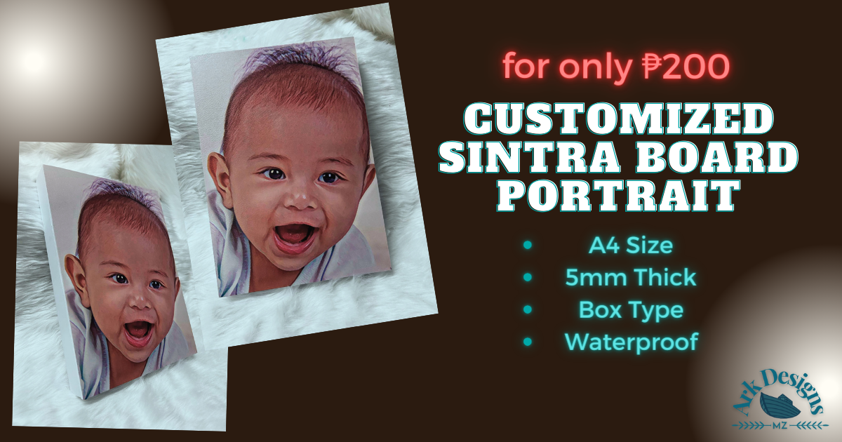 Customized Sintra Board Portrait – Ark Designs MZ