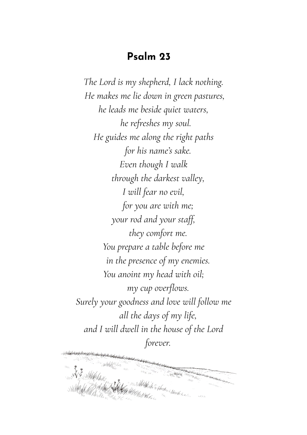 Framed Verse Wall Art
