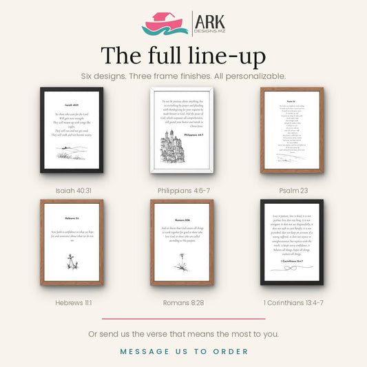 Framed Verse Wall Art